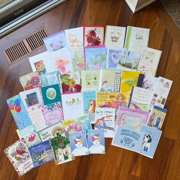 42 Assorted Greeting Cards - NEW - Picture 1 of 5